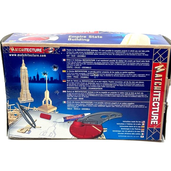Matchitecture Empire State Building Model Kit #6647 by BJ Toys - Picture 4 of 11